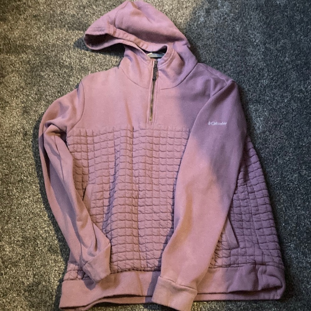 Columbia Purple Quilted Hoodie